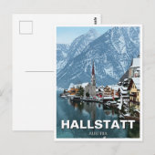 Hallstatt Oostenrijk Reizen Briefkaart (Voorkant / Achterkant)