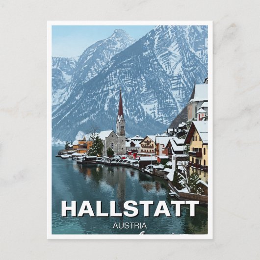 Hallstatt Oostenrijk Reizen Briefkaart (Voorkant)