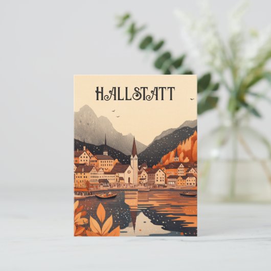 Hallstatt Oostenrijk Reizen Briefkaart (Staand voorkant)
