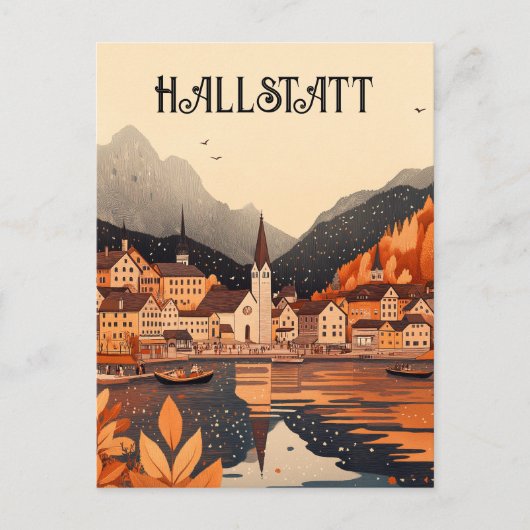 Hallstatt Oostenrijk Reizen Briefkaart (Voorkant)