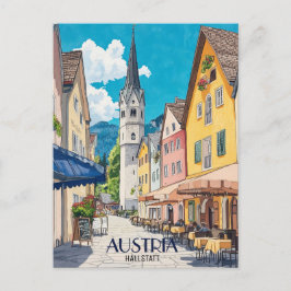Hallstatt Oostenrijk Reizen Briefkaart