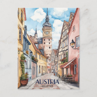 Hallstatt Oostenrijk Reizen Briefkaart