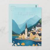 Hallstatt Oostenrijk Reizen Briefkaart (Voorkant / Achterkant)