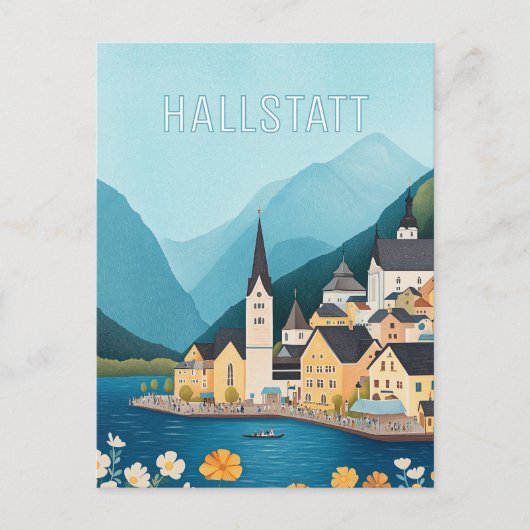Hallstatt Oostenrijk Reizen Briefkaart (Voorkant)