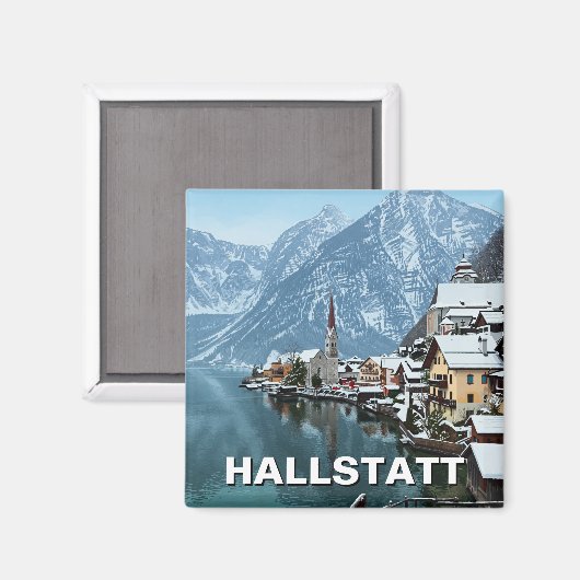 Hallstatt Oostenrijk Reizen Magneet (Voorkant / Achterkant)