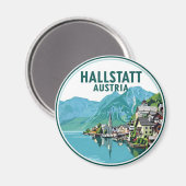 Hallstatt Oostenrijk Reizen Magneet (Voorkant / Achterkant)