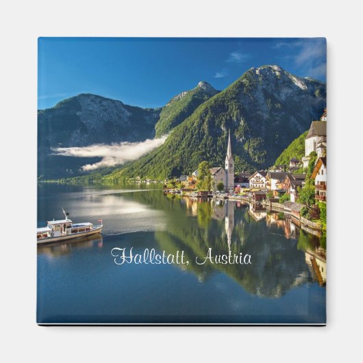 Hallstatt, Oostenrijkse schilderachtig foto Magneet (Voorkant)