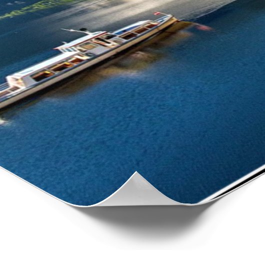 Hallstatt, Oostenrijkse schilderachtig foto Poster (Hoek)