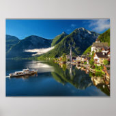 Hallstatt, Oostenrijkse schilderachtig foto Poster (Voorkant)
