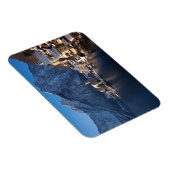 Hallstatt stad in de winter in de sneeuw magneet (Rechterzijde)