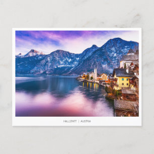 Hallstatt village Austria, Holiday Briefkaart