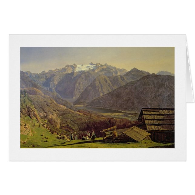 Hallstatter-See (olie op canvas) (Voorkant Horizontaal)