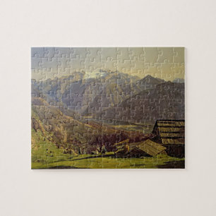 Hallstatter-See (olie op canvas) Legpuzzel