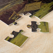 Hallstatter-See (olie op canvas) Legpuzzel (Zijkant)