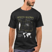 Hallucigenia Fossil Extinct Alien Looking Worm T-shirt (Voorkant)