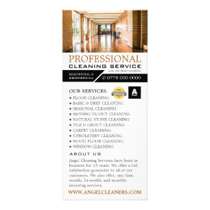 Hallway Floor, Cleaning Service Price List Reclamekaart