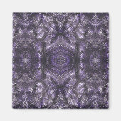 Hallways Abstract Dark Purple Black Watercolor Art Magneet (Voorkant)