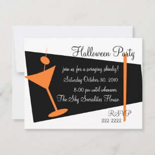 Hallween Martini Time Kaart