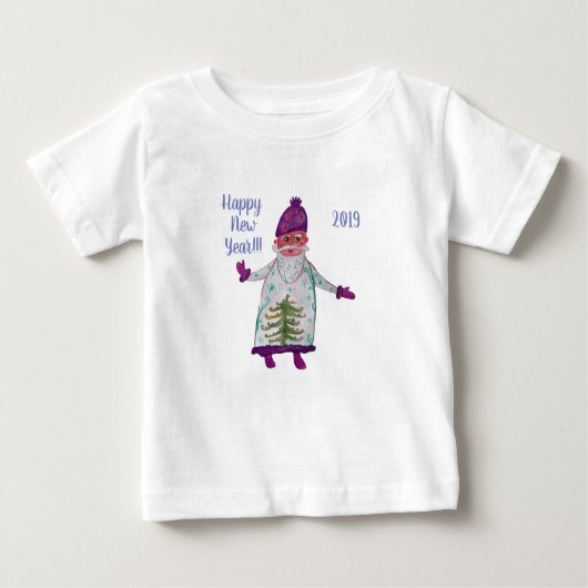 Hally Feestdagen Santa Claus Shirt (Voorkant)