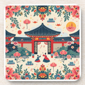 Hallyu Dreams Collectie No1. Hard Plastic onderzet Bier Onderzetter