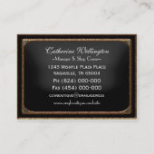 Halmorte Manor Unique Professional Visitekaartje (Achterkant)