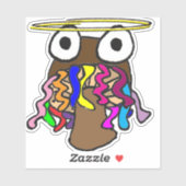 Halo Dreadlocks Paddestoel Sticker (Vel)