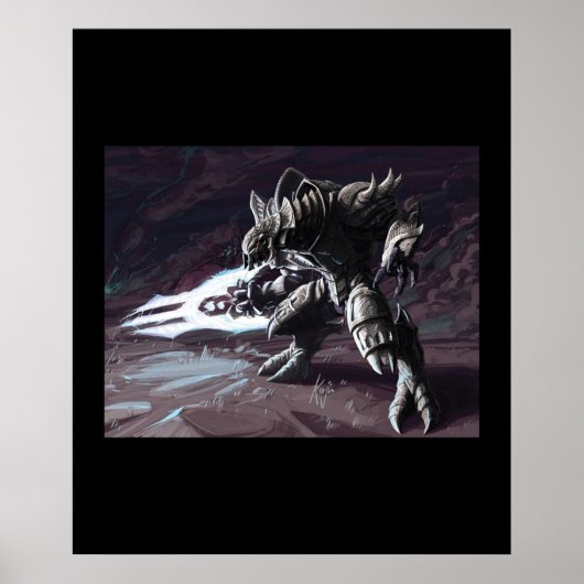 Halo Elite Artwork Energy Sword Poster (Voorkant)