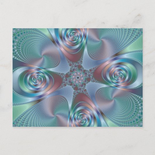 Halo - Fractal Briefkaart (Voorkant)