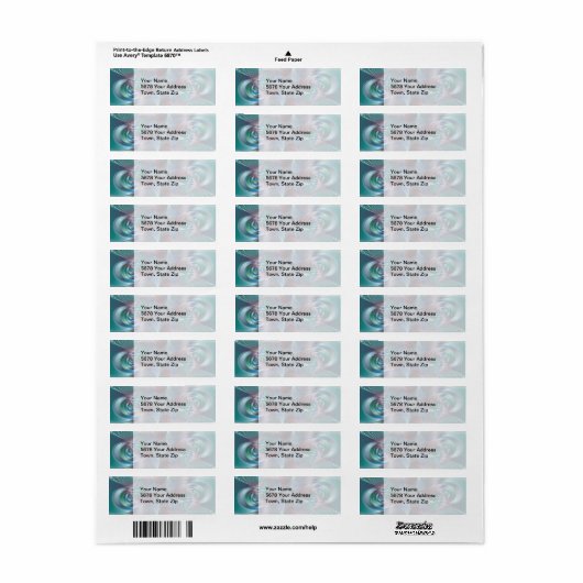 Halo - Fractal Etiket (Full Sheet)