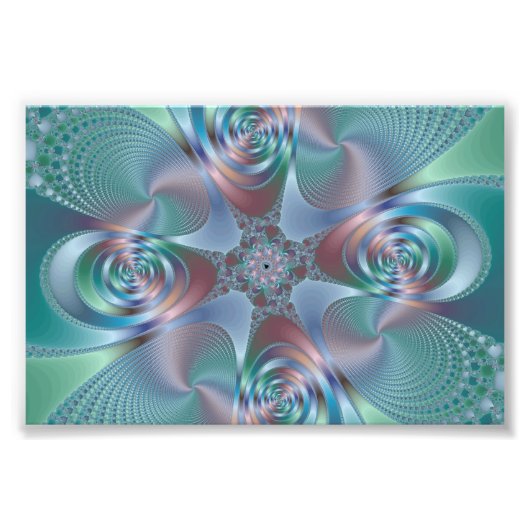 Halo - Fractal Foto Afdruk (Voorkant)