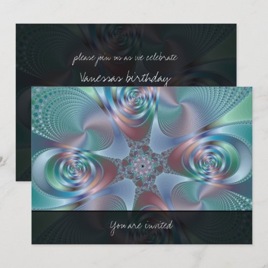 Halo - Fractal Kaart (Voorkant / Achterkant)