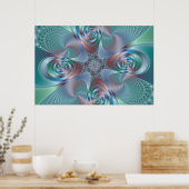 Halo - Fractal Poster (Keuken)