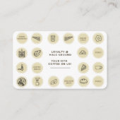 Halo Grondkoffie Kaart Visitekaartje (Achterkant)