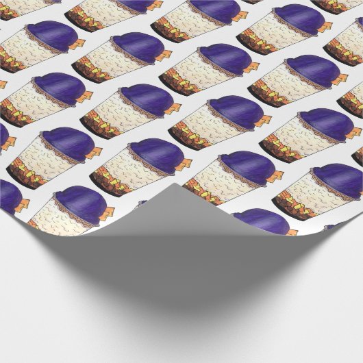 Halo-Halo (Haluhalo) Filipino Hawaiian Shave Ice Cadeaupapier (Hoek)