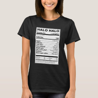 Halo-Halo Voedingsfeiten T-shirt