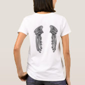 Halo met Angel Wings T-shirt (Achterkant)