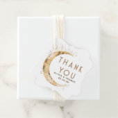 Halo Moon Celestial Mystiek Wit Dank u Bedankjes Labels (In situ)