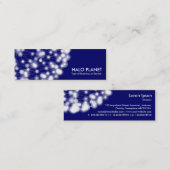 Halo Planet - Deep Navy Mini Visitekaartje (Voorkant / Achterkant)