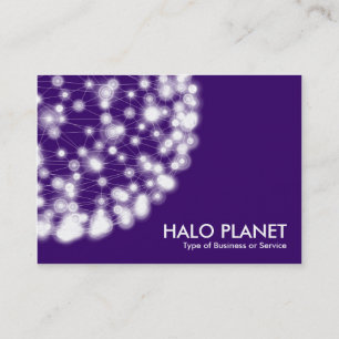 Halo Planet - Deep Paars Visitekaartje