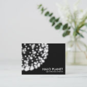 Halo Planet - zwart Visitekaartje (Staand voorkant)
