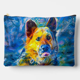 Halo: Portret van een Duitse herder Etui