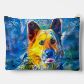 Halo: Portret van een Duitse herder Etui (Achterkant)