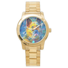 Halo: Portret van een Duitse herder Horloge