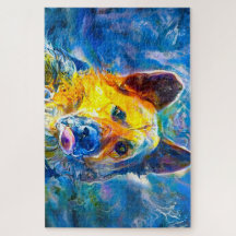 Halo: Portret van een Duitse herder