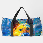 Halo: Portret van een Duitse herder Plunjezak (Achterkant)