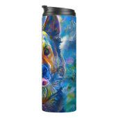 Halo: Portret van een Duitse herder Thermosbeker (Geroteerd rechts)