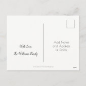 Halo rond Candle Flame Elegant Gold Kerstmis Feestdagenkaart (Achterkant)