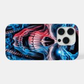 Halo Skull Drip iPhone Hoesje (Achterkant horizontaal)