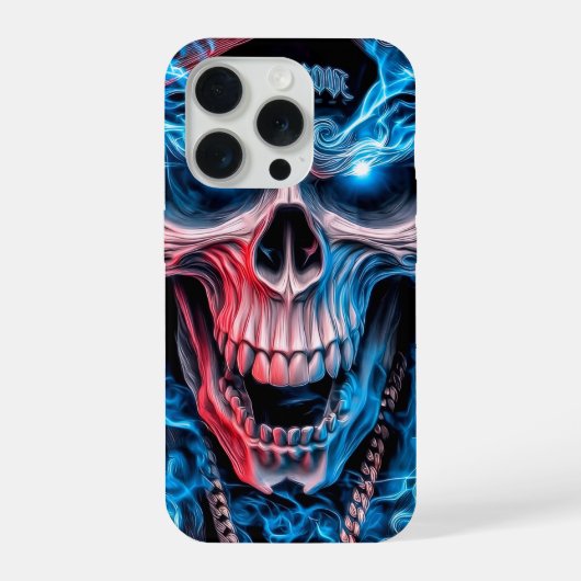Halo Skull Drip iPhone Hoesje (Achterkant)