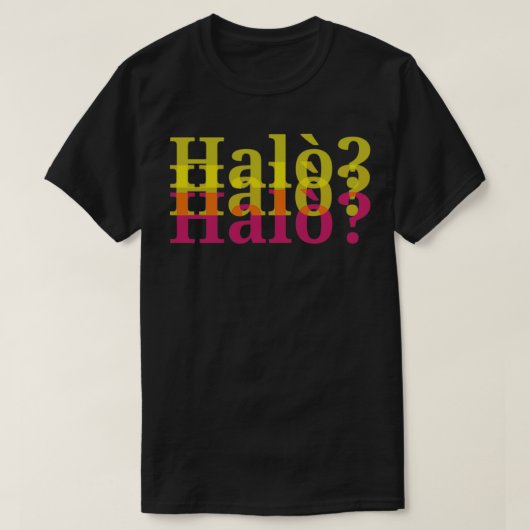 Halo T-shirt (Design voorkant)